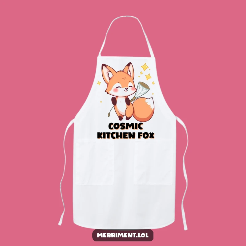 Funny Fox Apron: Sparkly Net Star Catcher - Perfect Gift