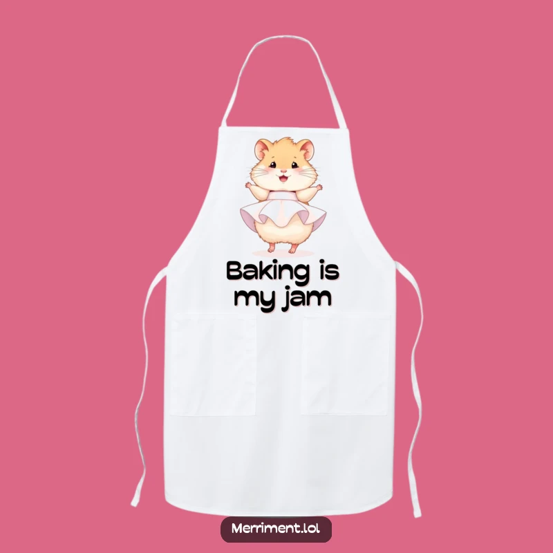 Funny Hamster Party Apron: Kitchen Fun, Festive Cooking, Ideal Funny Gift