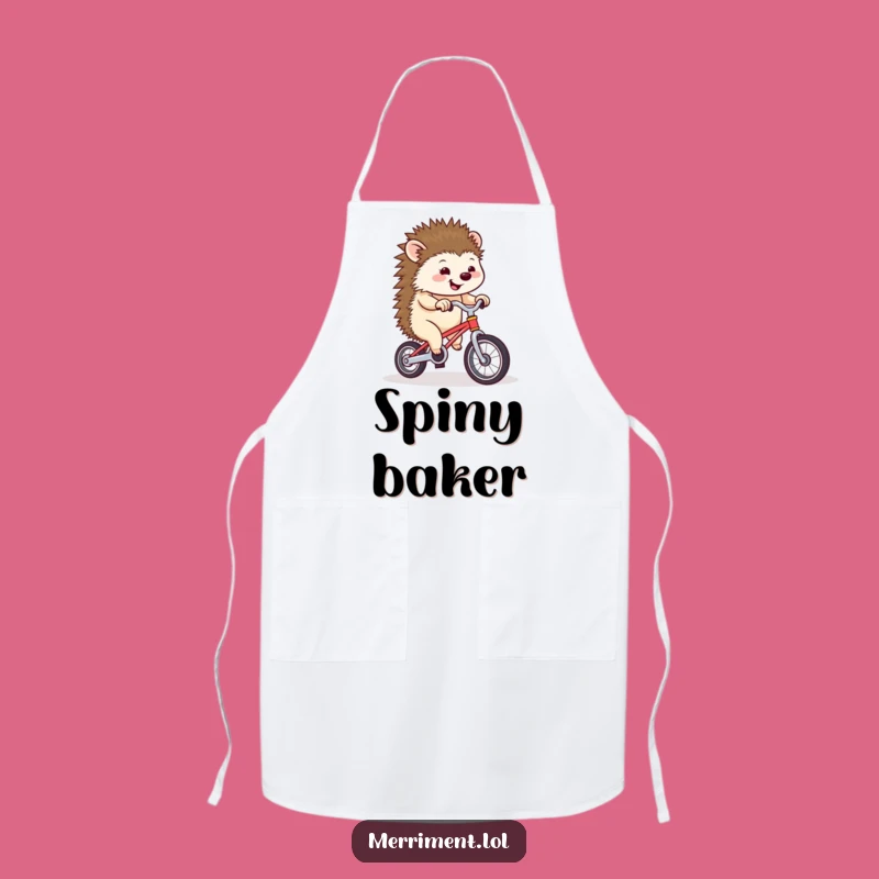 Funny Hedgehog Unicycle Apron: Cook with Confidence (and Humor!) Using This Hilarious Gear
