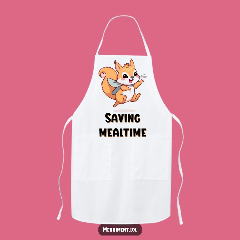 Funny Squirrel Hero Apron - Cook Up Leaping Adventures!