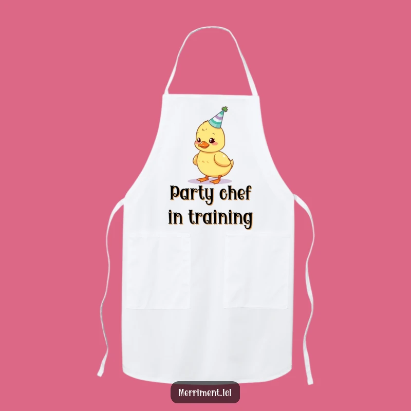 Funny Wobbly Duckling Apron: Hilarious Kitchen Wear for Festive Feasts