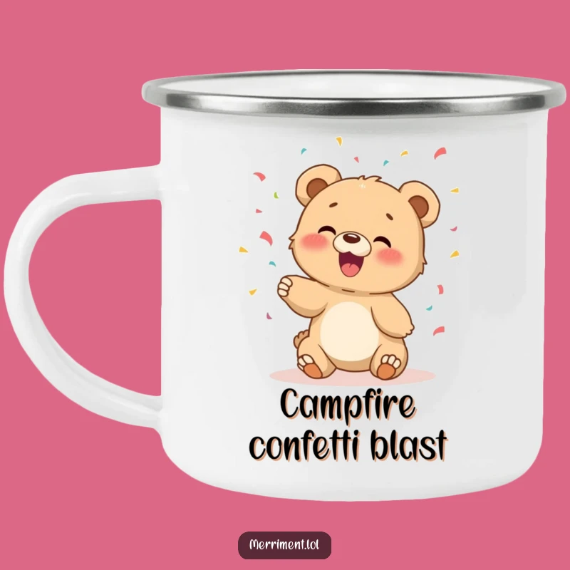 Funny Bear Cub Camp Mug - Sip & Giggle Around the Fire!