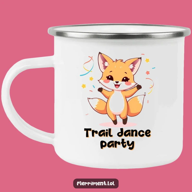 Funny Fox Cub Adventure Mug - Sip & Dance Under the Stars!