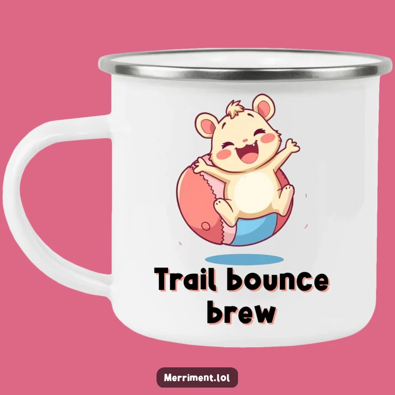Funny Merry Critter Camping Mug: Outdoor Ball Fun, Perfect Funny Gift