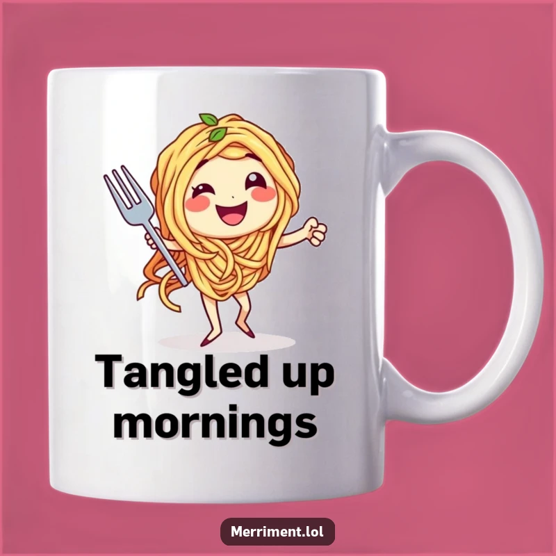 Funny Spaghetti Tango Fork Mug: A Deliciously Humorous Gift