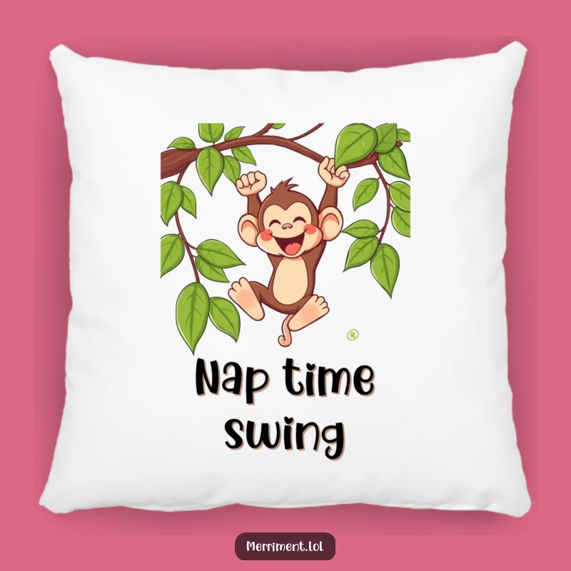Funny Monkey Pillow: Wild Swing Comfort - Adorable Fun Gift