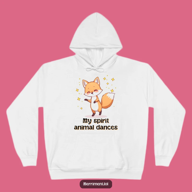 Funny Fox Star Hoodie: Cozy Cosmic Vibes Funny Gift