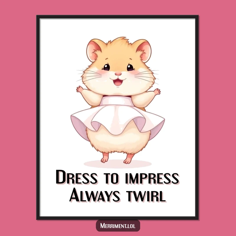 Free Printable Hamster Wall Art: Adorable DIY Downloadable Decor for Cheerful Spaces