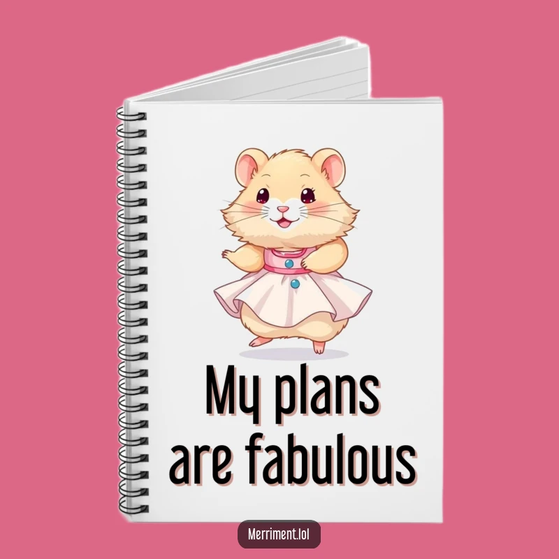 Funny Hamster Party Dress Notebook: Jot Down Ideas with Hilarious Celebration!
