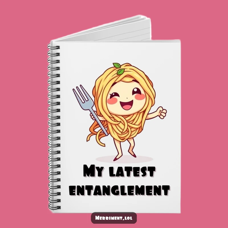 Funny Spaghetti Tango Fork Notebook: Jot Down Delicious Ideas