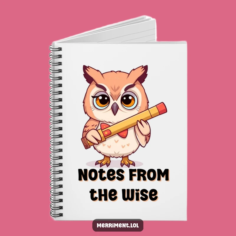 Funny Owl Kazoo Notebook - Determined Journal for Ideas