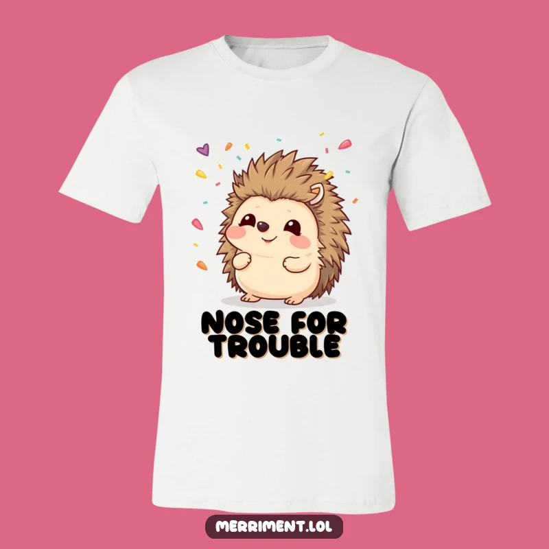 Funny Hedgehog Confetti T-Shirt: Adorable & Hilarious Tee for Animal Lovers