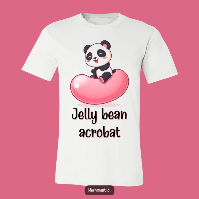 Funny Panda Jelly Bean T-Shirt: Bounce into Fun!