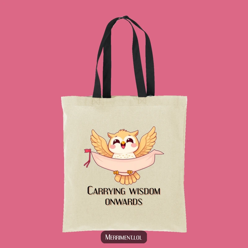 Funny Owl Tote Bag - Carry Your Essentials with This Hilarious Messenger!